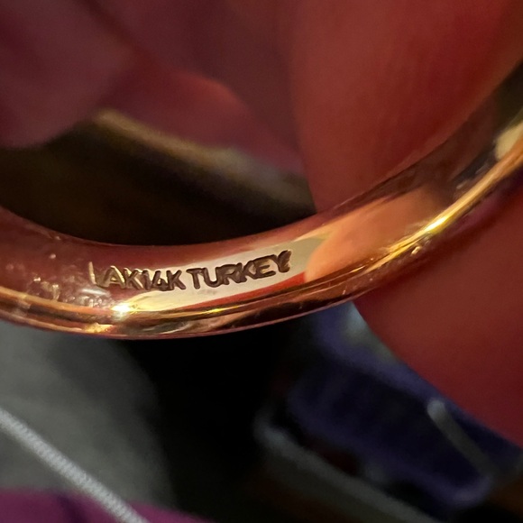 14K Rose Gold Band• Sz 6 - Picture 3 of 6